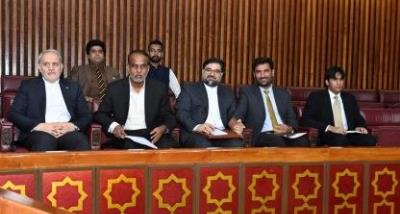 His Excellency Dr. Reza Amiri Moghadam Ambassador attended the official sitting of the National Assembly